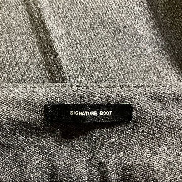 Talbots signature boot dress pants, charcoal gray, size 12, excellent condition - Picture 3 of 3